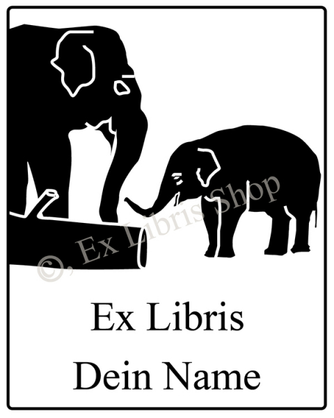 Exlibris Elefanten