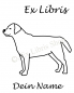 Preview: Bookplate stickers •Labrador•