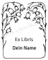 Preview: Bookplate stickers •Bell flower•