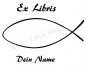 Preview: Bookplate •Christian fish symbol•