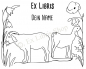 Preview: Bookplate stickers •Goats_2•