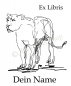 Preview: Bookplate stickers •Lioness•