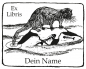 Preview: Bookplate stickers •Lutra lutra•