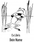 Preview: Bookplate stickers •Frog•