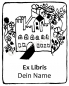Preview: Bookplate stamp •Castle•