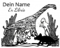 Preview: exlibris dinosaurier