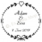 Preview: Hochzeitsstempel •Lorbeerkranz_2•