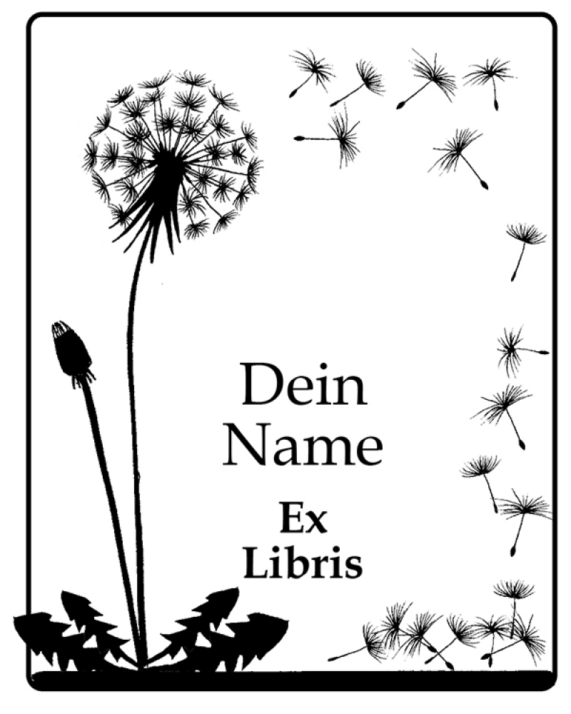 Bookplate stickers •Blowball•