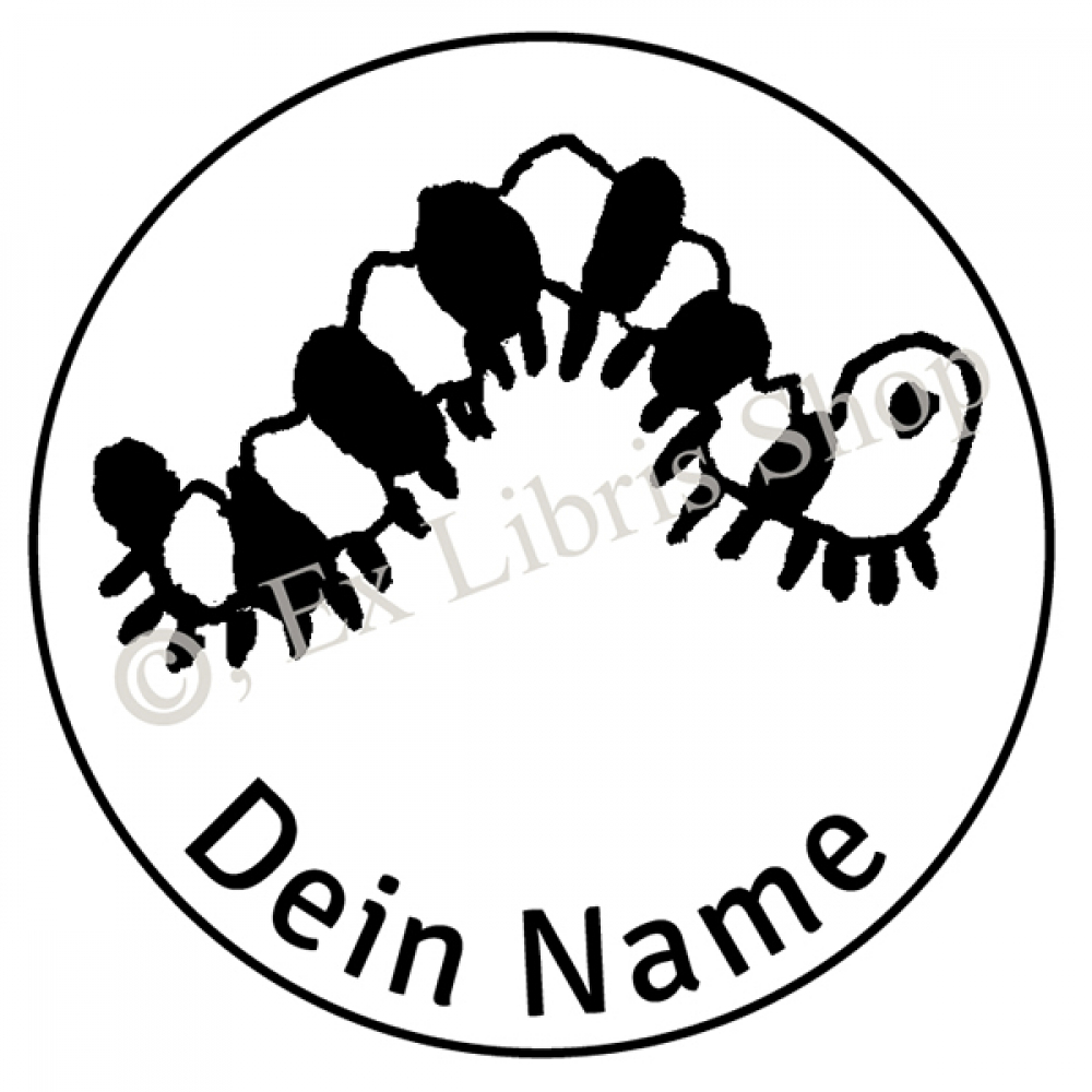 Children´s book stamp •Caterpillar•