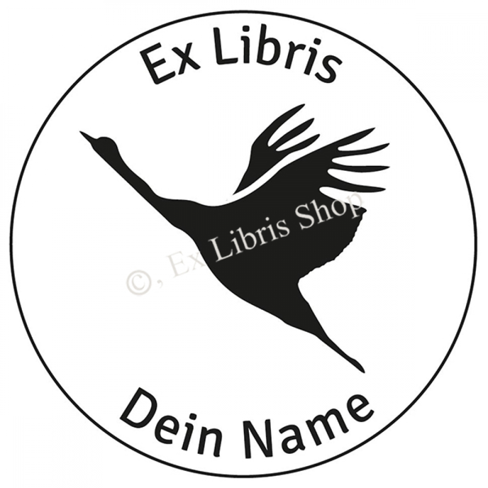 Embossing seal •Crane•