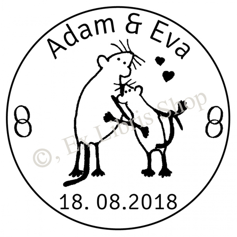 Hochzeitsstempel •Mäuseliebe•