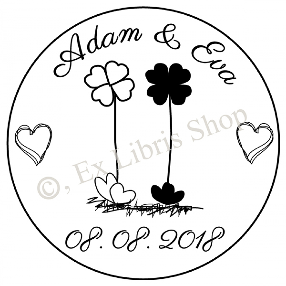 Hochzeitsstempel •Gluecksklee•