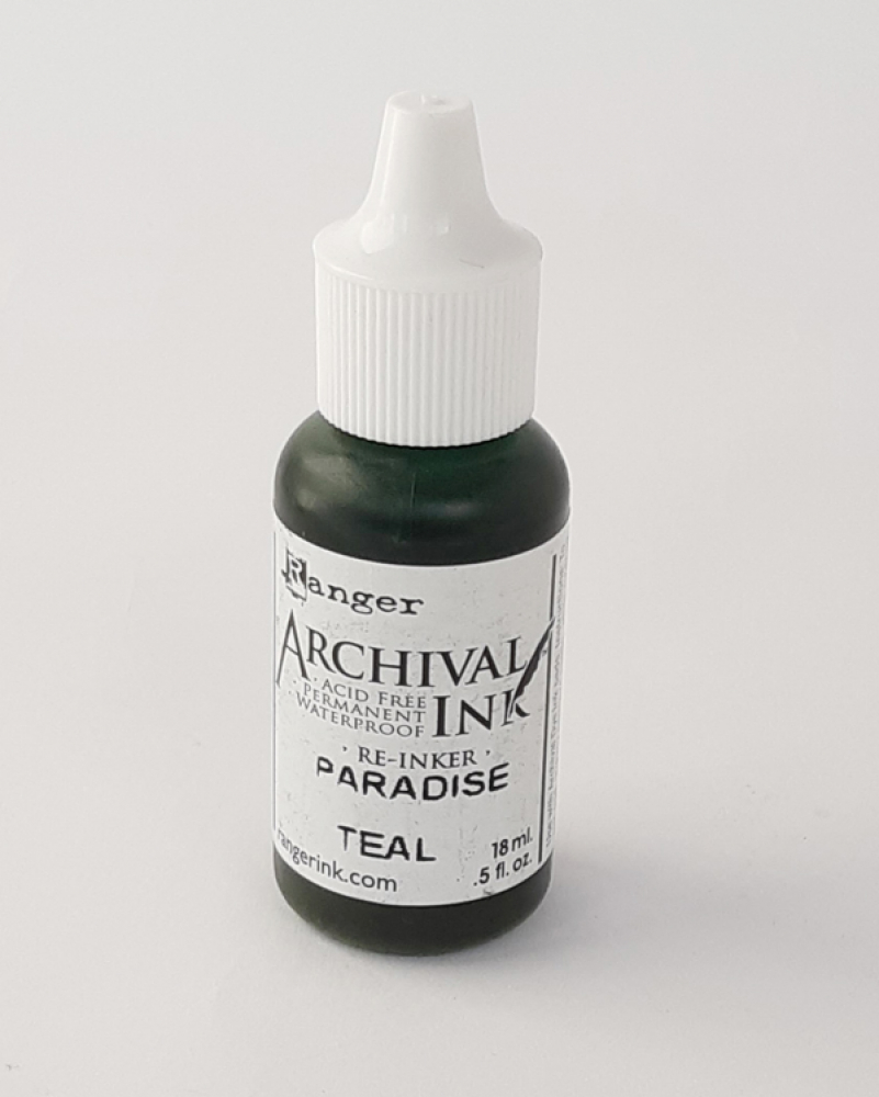 Reinker archival ink teal